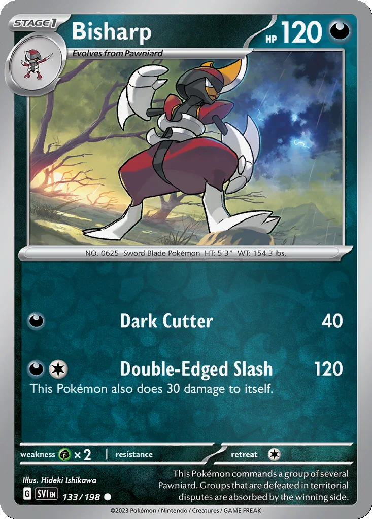Bisharp 133/198 Scarlet & Violet (Reverse holo)
