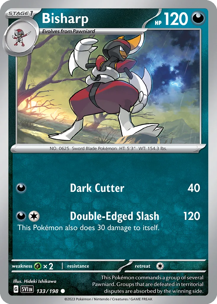 Bisharp 133/198 Scarlet & Violet (Normal)