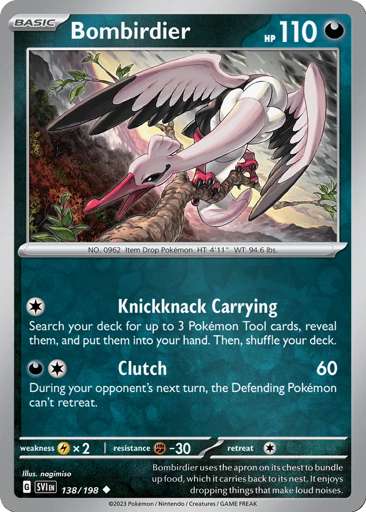 Bombirdier 138/198 Scarlet & Violet (Reverse holo)