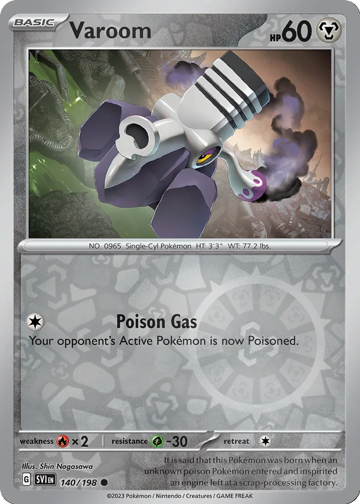 Varoom 140/198 Scarlet & Violet (Reverse holo)