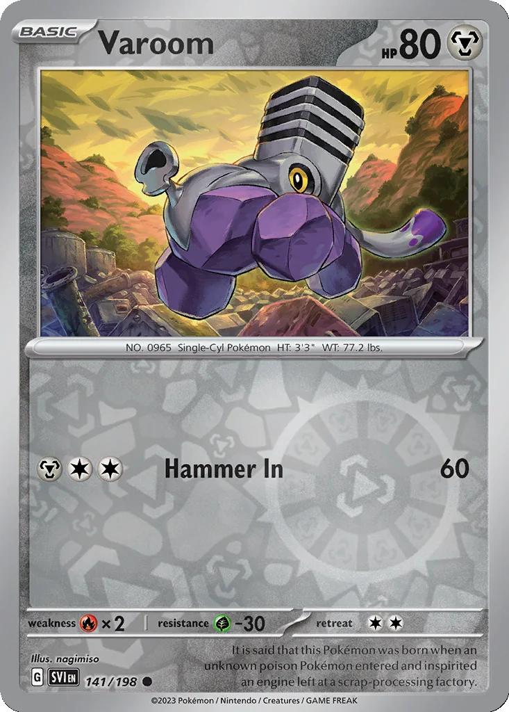 Varoom 141/198 Scarlet & Violet (Reverse holo)