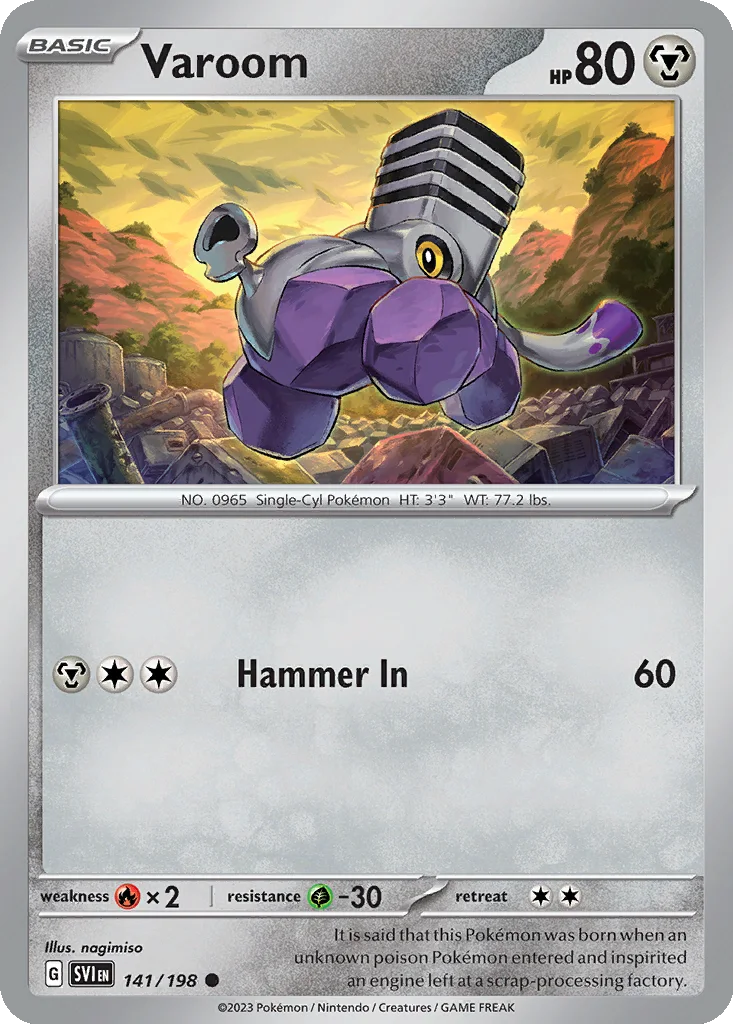 Varoom 141/198 Scarlet & Violet (Normal)