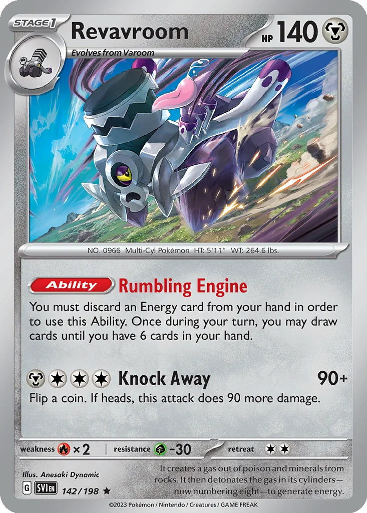 Revavroom 142/198 Scarlet & Violet (Holo)