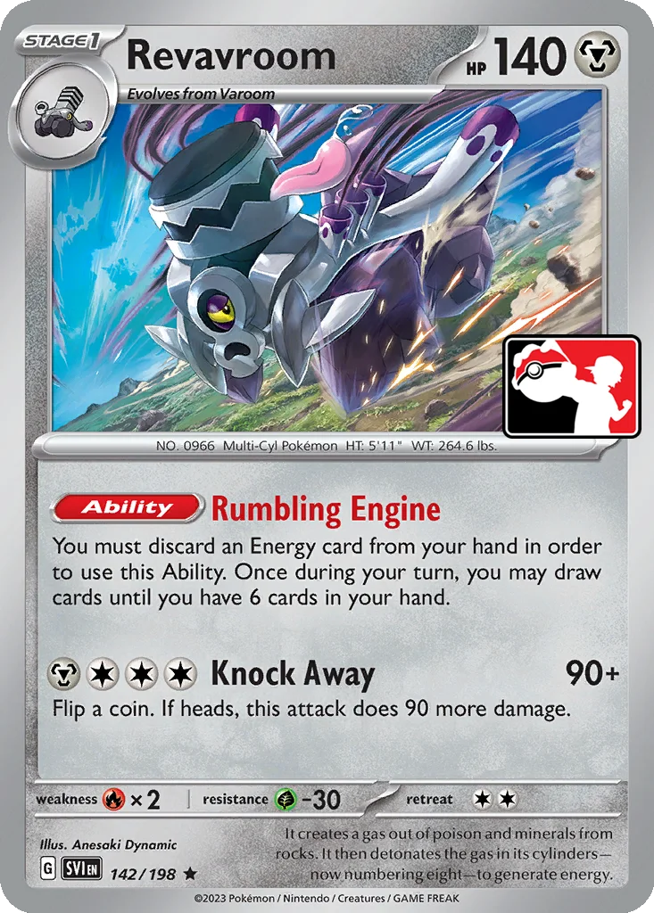 Revavroom 142/198 Scarlet & Violet (Play! Pokémon)