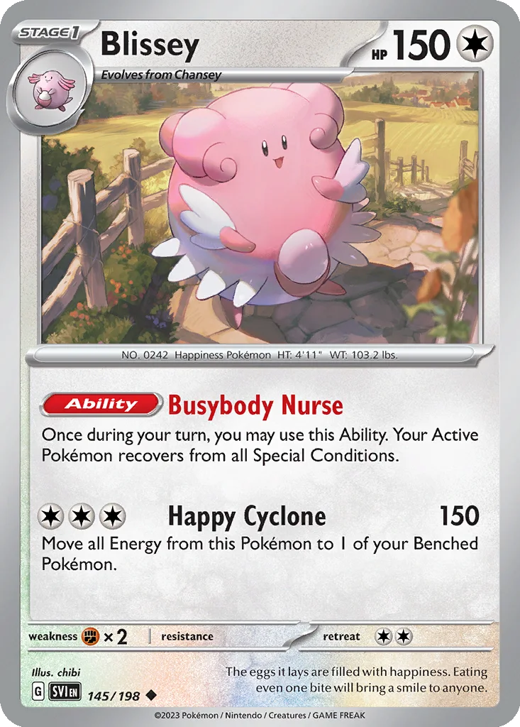 Blissey 145/198 Scarlet & Violet (Normal)