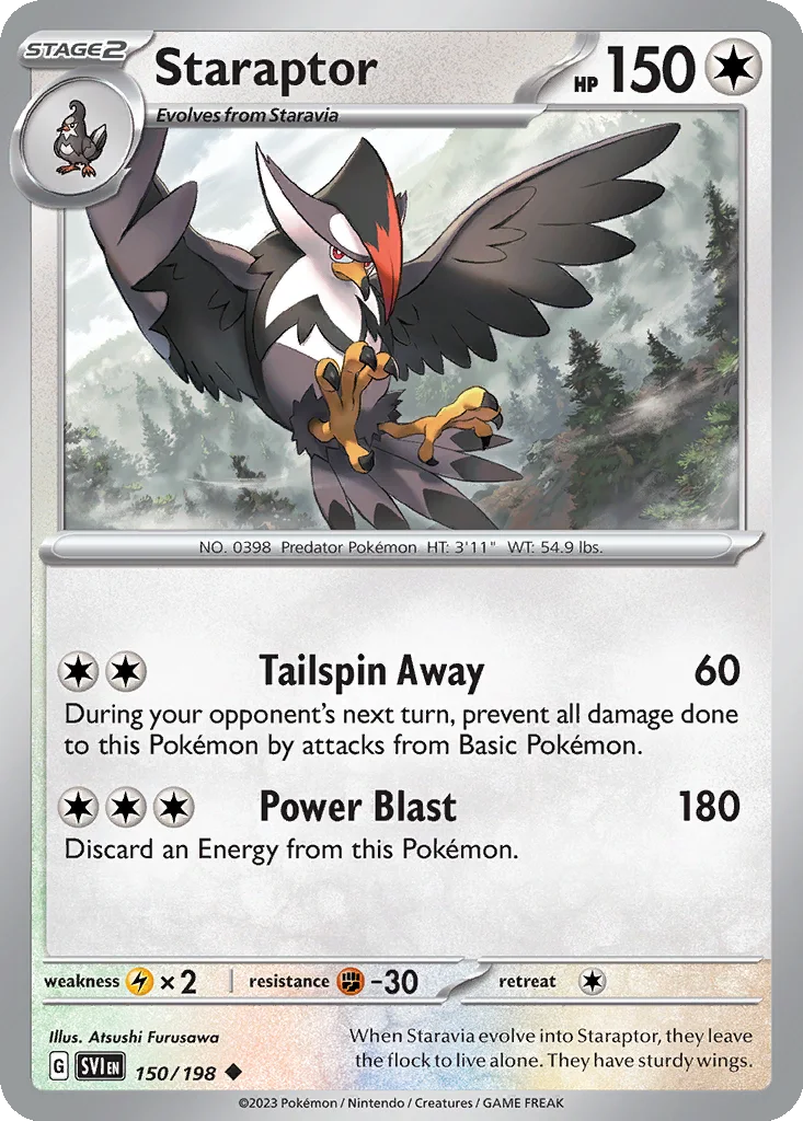 Staraptor 150/198 Scarlet & Violet (Normal)