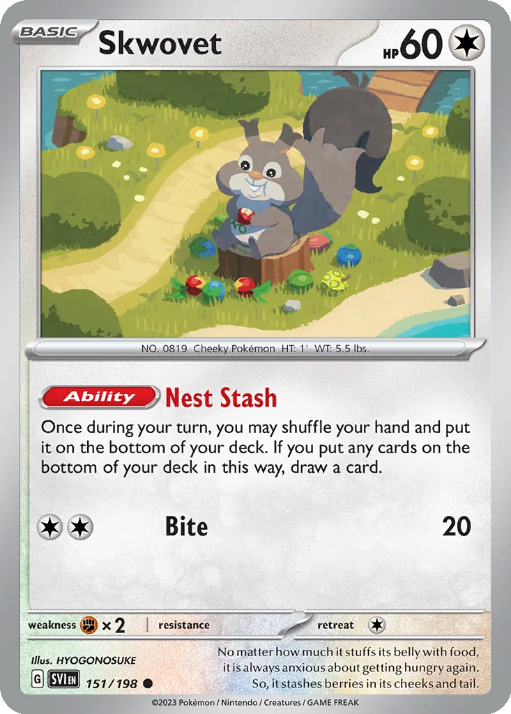 Skwovet 151/198 Scarlet & Violet (Normal)