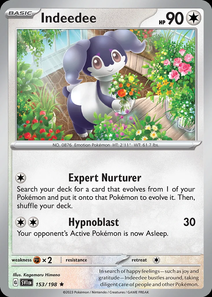 Indeedee 153/198 Scarlet & Violet (Non-Holo)