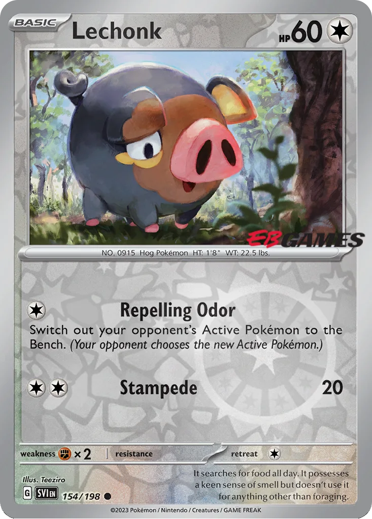 Lechonk 154/198 Scarlet & Violet (EB Games)
