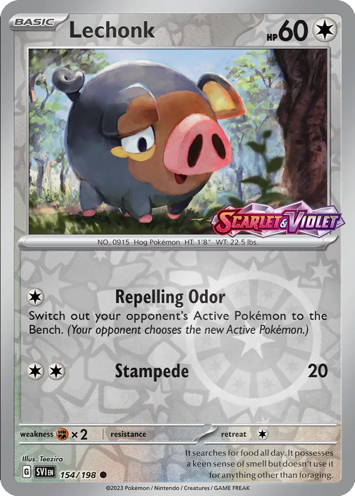 Lechonk 154/198 Scarlet & Violet (Expansion Stamp)