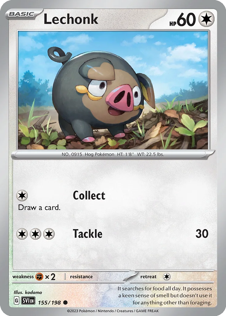 Lechonk 155/198 Scarlet & Violet (Normal)