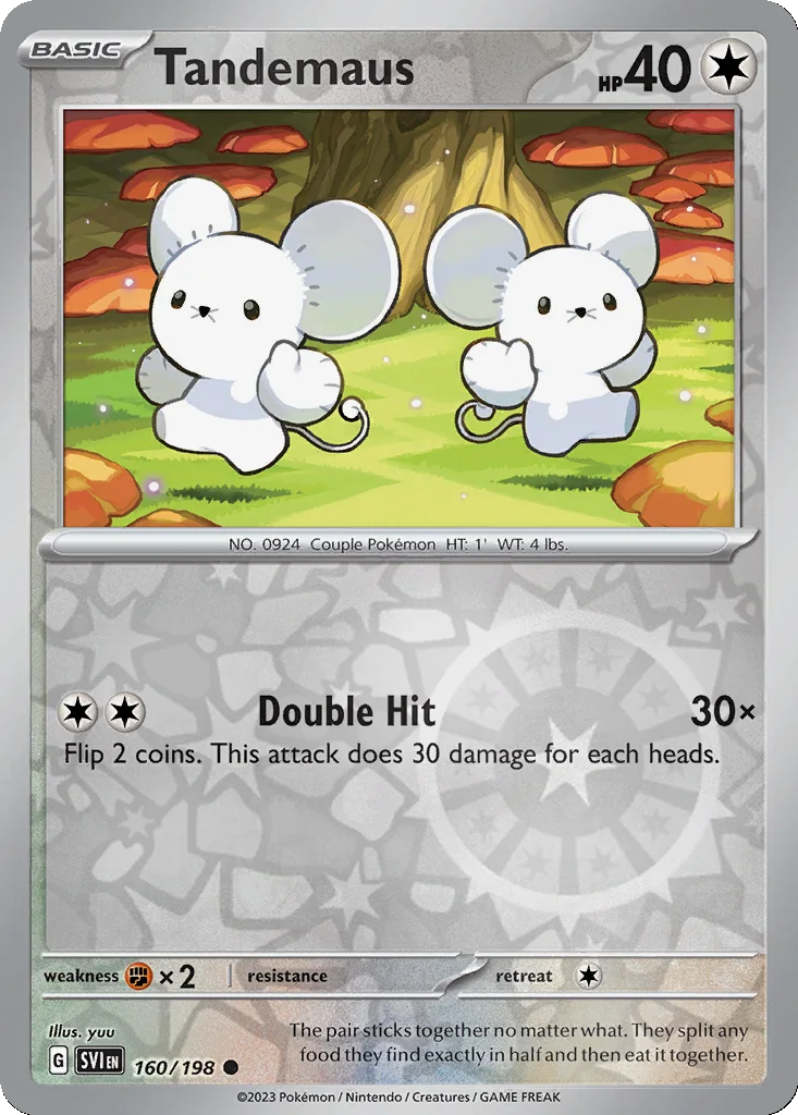 Tandemaus 160/198 Scarlet & Violet (Reverse holo)