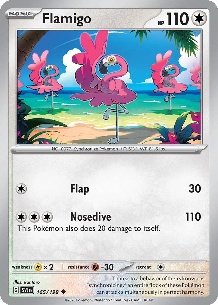 Flamigo 165/198 Scarlet & Violet (Normal)