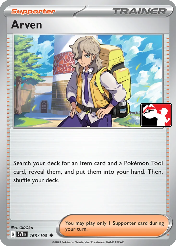 Arven 166/198 Scarlet & Violet (Play! Pokémon)