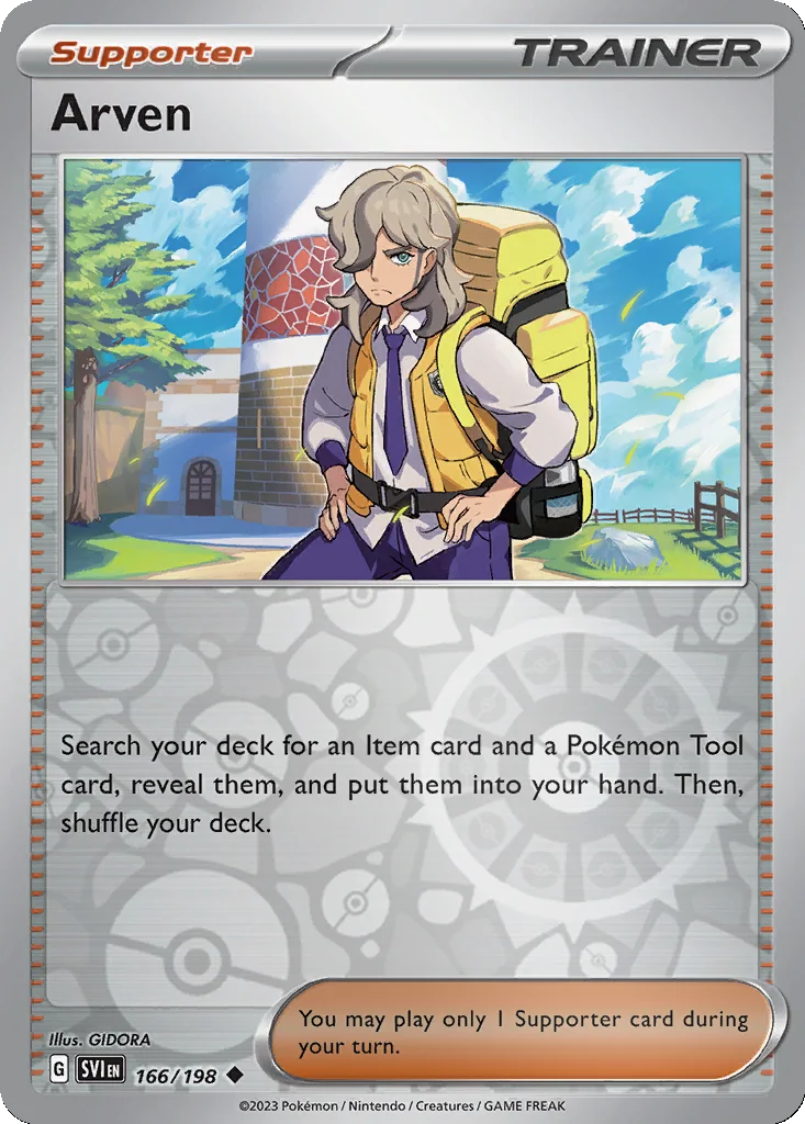 Arven 166/198 Scarlet & Violet (Reverse holo)