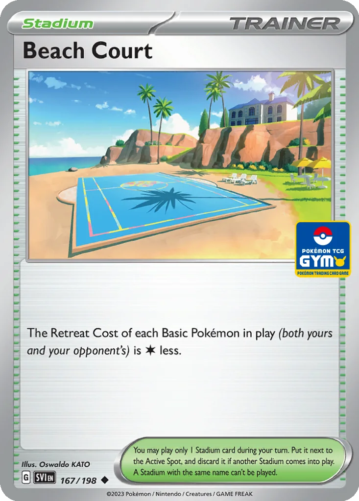 Beach Court 167/198 Scarlet & Violet (Pokémon TCG Gym)