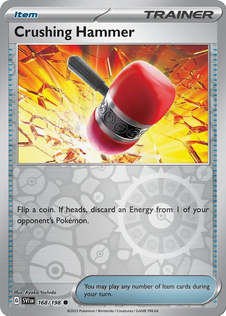 Crushing Hammer 168/198 Scarlet & Violet (Reverse holo)