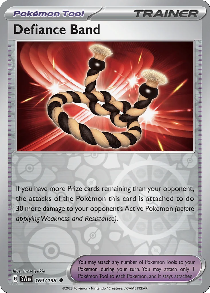 Defiance Band 169/198 Scarlet & Violet (Reverse holo)