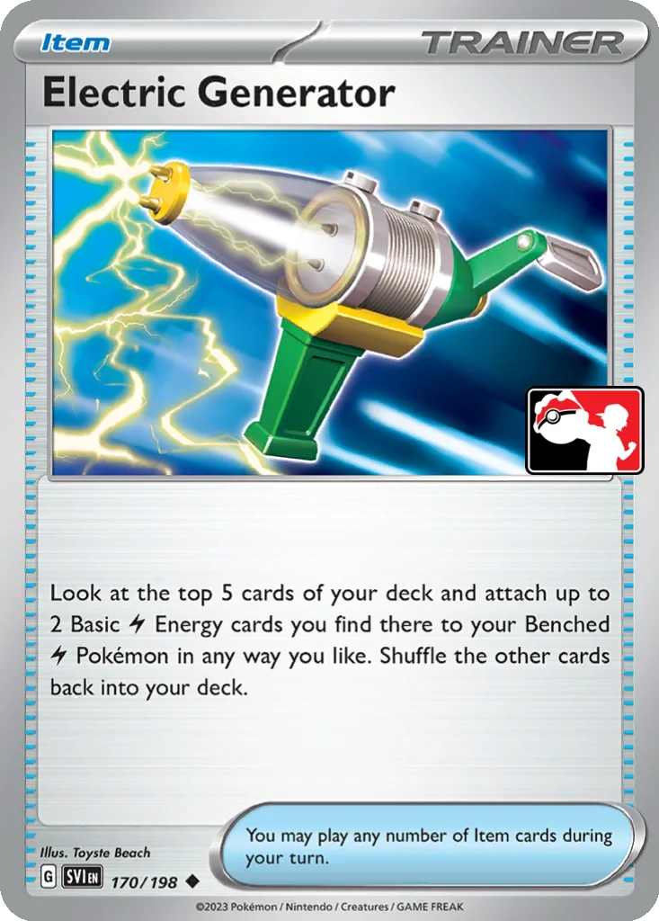 Electric Generator 170/198 Scarlet & Violet (Play! Pokémon)