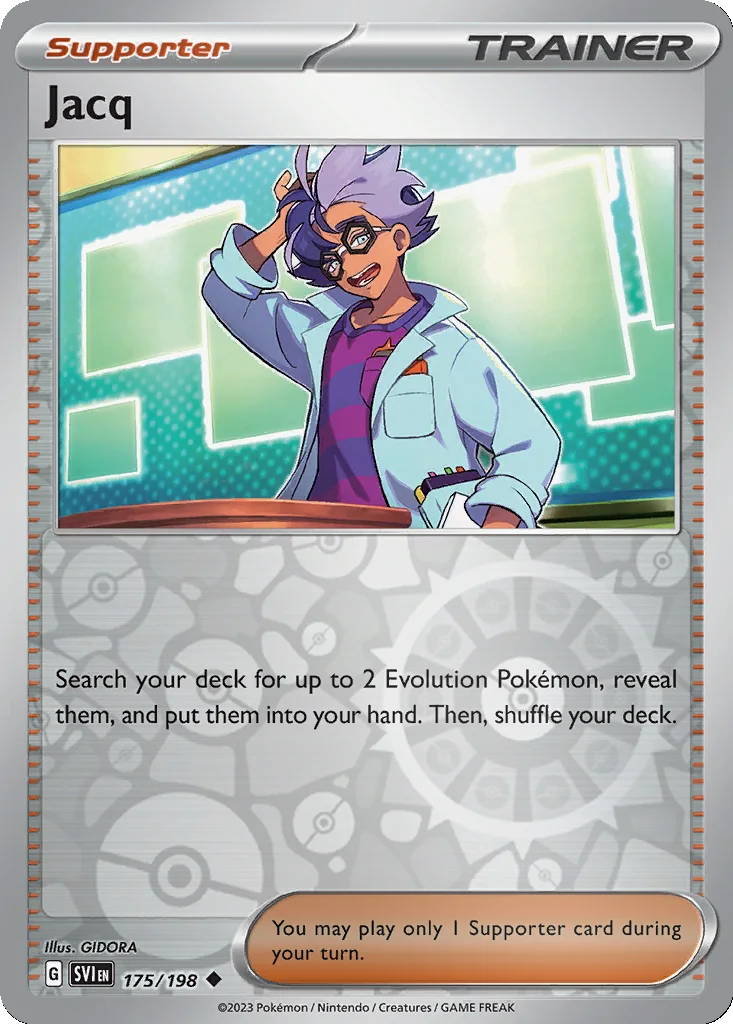 Jacq 175/198 Scarlet & Violet (Reverse holo)