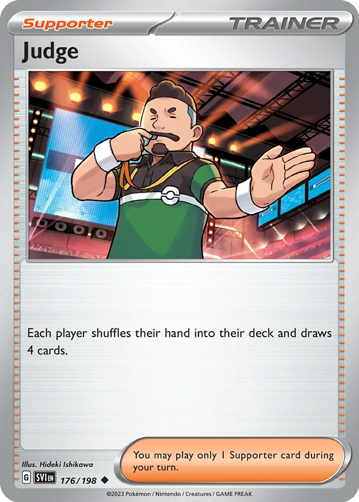 Judge 176/198 Scarlet & Violet (World Championships Deck 2023: Mew's Revenge by Vance Kelley)
