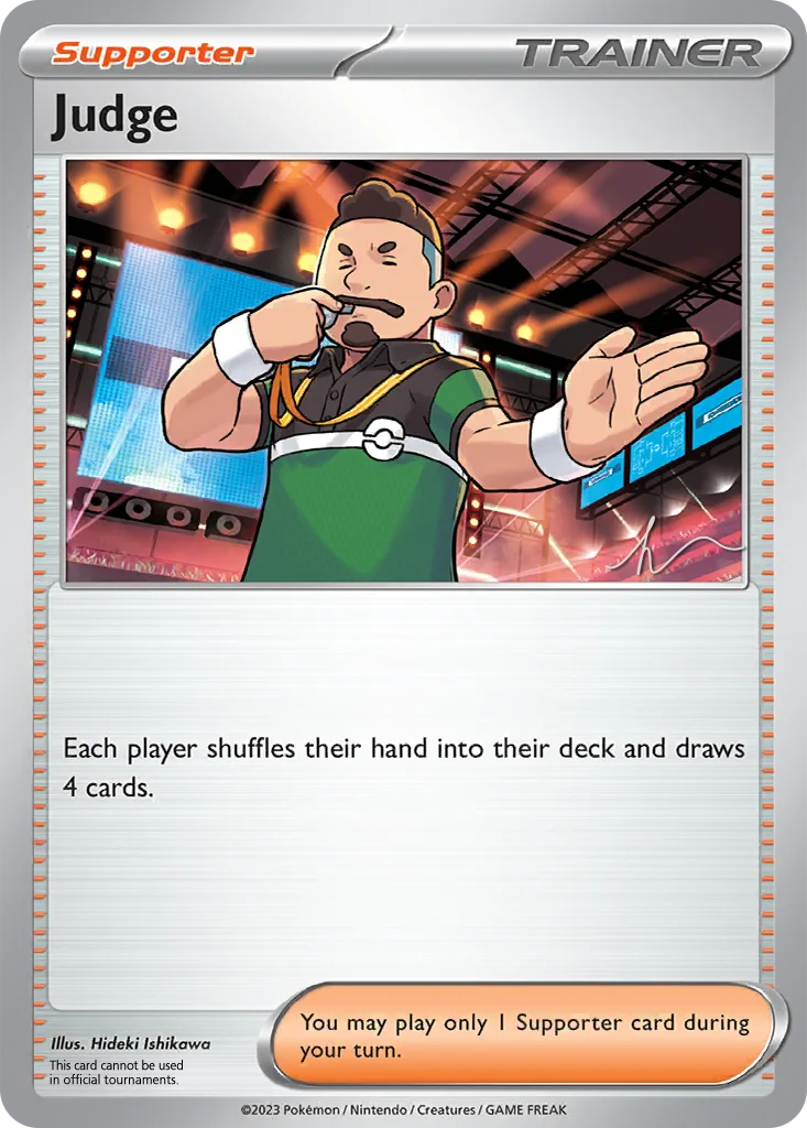 Judge 176/198 Scarlet & Violet (World Championships Deck 2024: Crushing Thorn by Fernando Cifuentes)