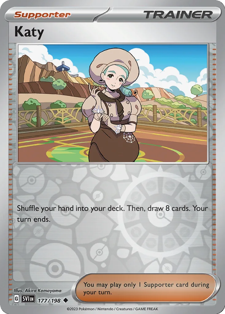 Katy 177/198 Scarlet & Violet (Reverse holo)