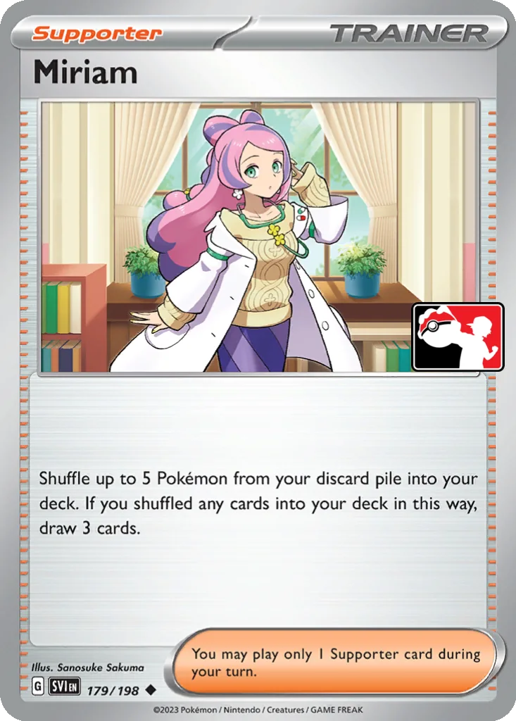 Miriam 179/198 Scarlet & Violet (Play! Pokémon)