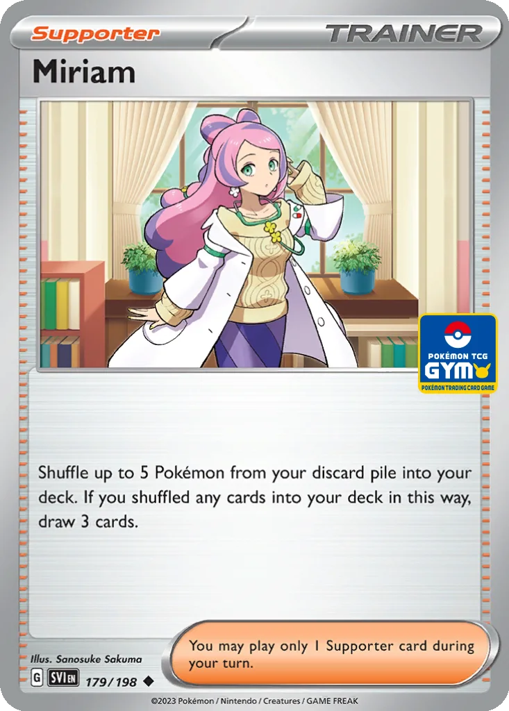 Miriam 179/198 Scarlet & Violet (Pokémon TCG Gym)