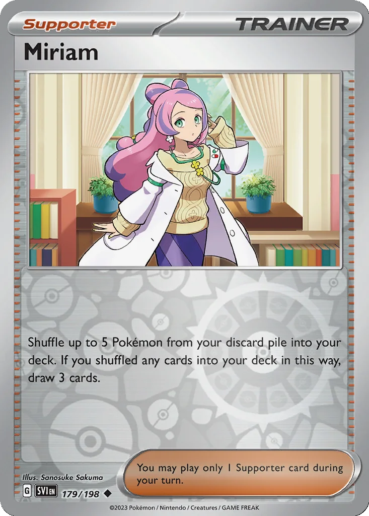 Miriam 179/198 Scarlet & Violet (Reverse holo)