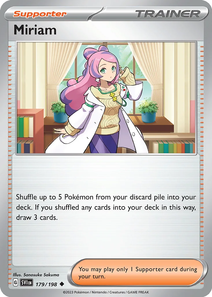 Miriam 179/198 Scarlet & Violet (Normal)