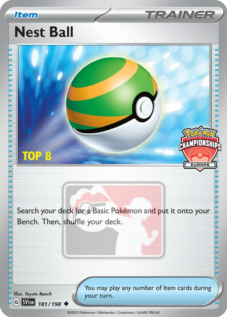 Nest Ball 181/198 Scarlet & Violet (Europe Championships (Top 8))