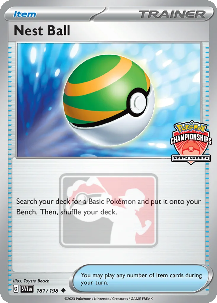 Nest Ball 181/198 Scarlet & Violet (North America Championships)