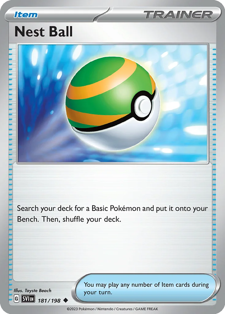 Nest Ball 181/198 Scarlet & Violet (World Championships Deck 2025: Joltdengo by Liao Fu Guan)