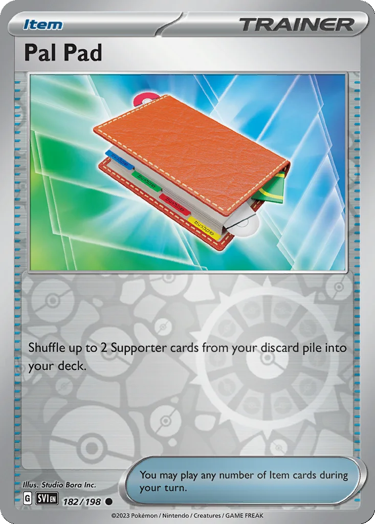 Pal Pad 182/198 Scarlet & Violet (Reverse holo)