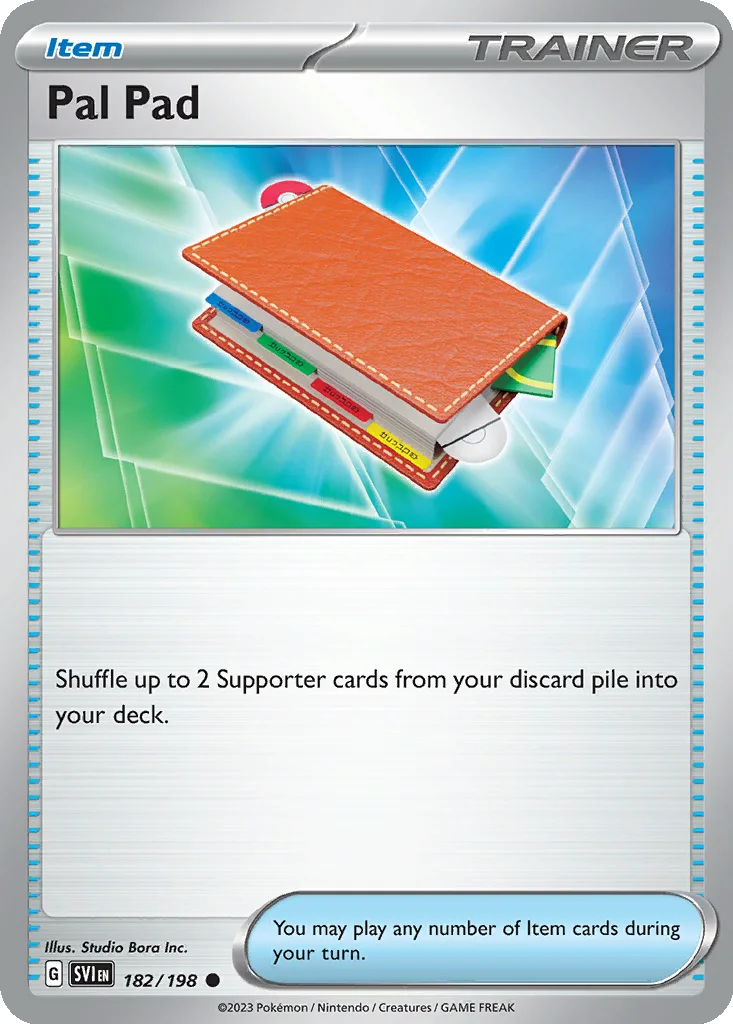 Pal Pad 182/198 Scarlet & Violet (Normal)