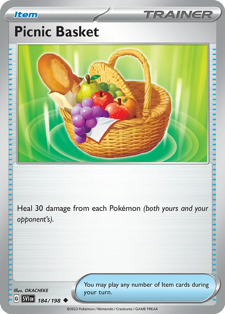 Picnic Basket 184/198 Scarlet & Violet (Normal)