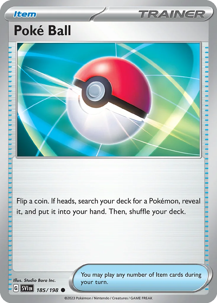 Poké Ball 185/198 Scarlet & Violet (Normal)