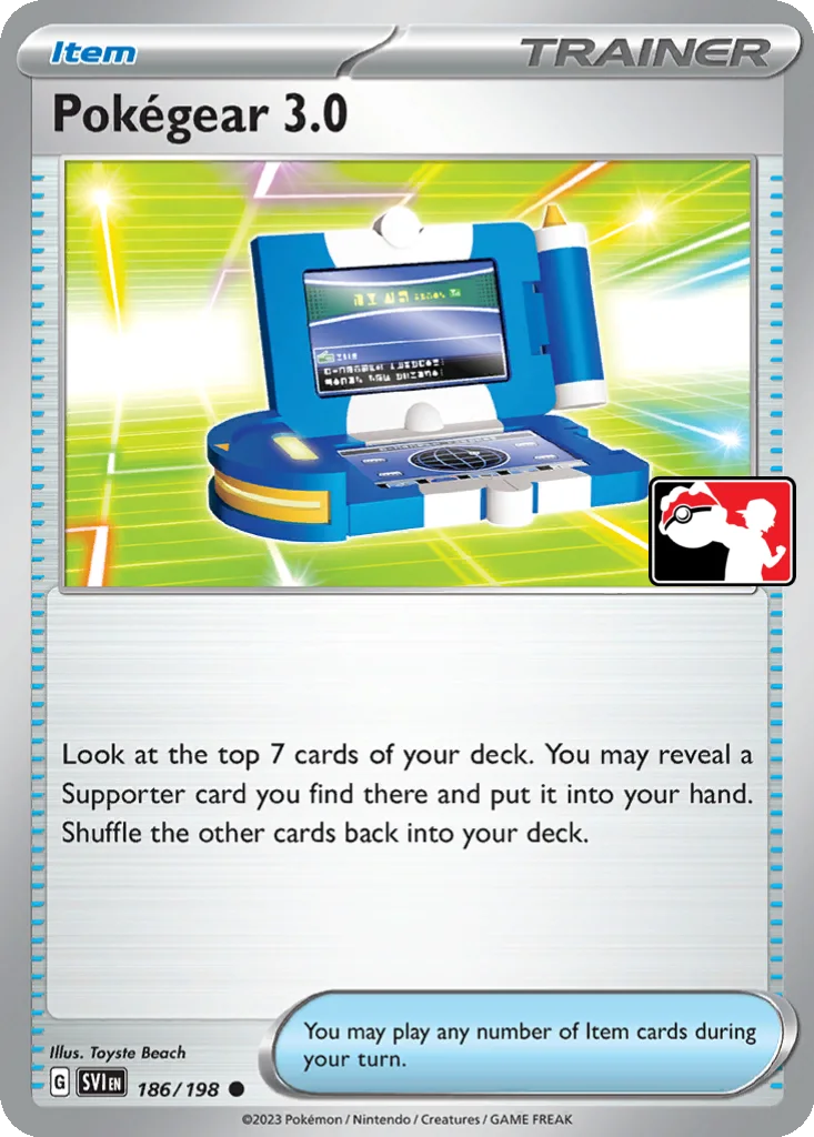 Pokégear 3.0 186/198 Scarlet & Violet (Play! Pokémon)