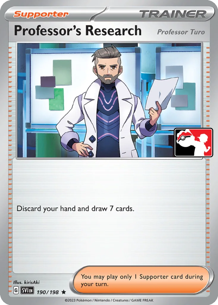Professor's Research (Professor Turo) 190/198 Scarlet & Violet (Play! Pokémon)