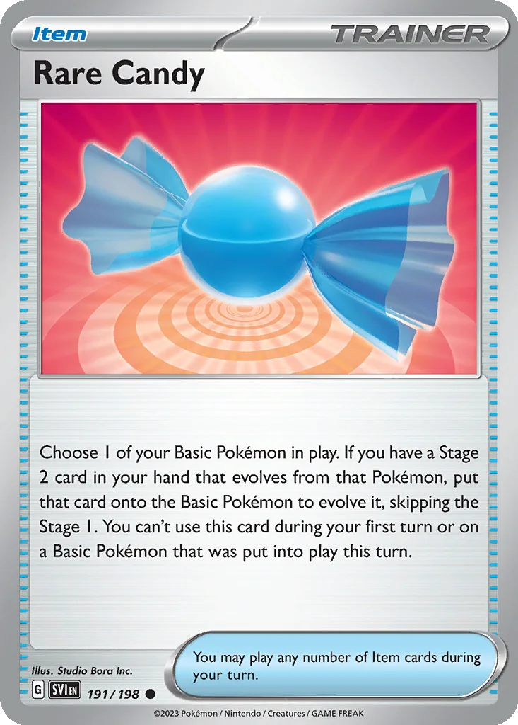Rare Candy 191/198 Scarlet & Violet (World Championships Deck 2025: Pult Bomb by Jose Cruz Galindo-Resendiz)