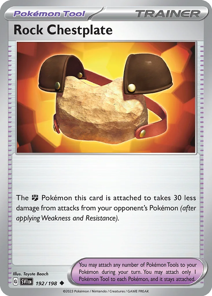 Rock Chestplate 192/198 Scarlet & Violet (Normal)