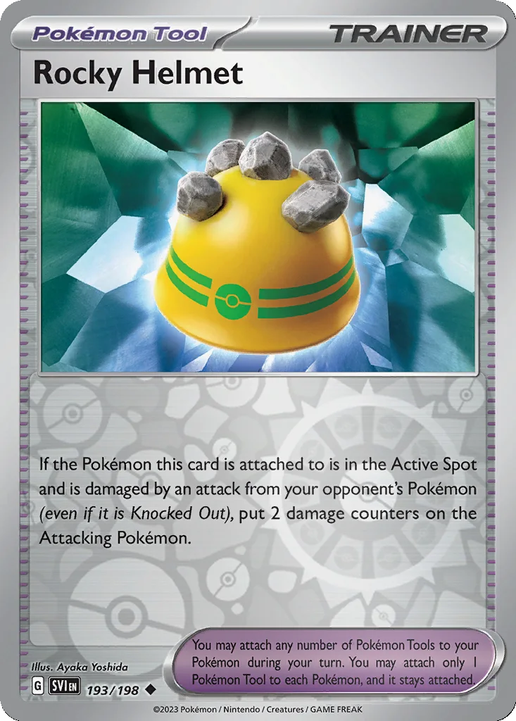 Rocky Helmet 193/198 Scarlet & Violet (Reverse holo)