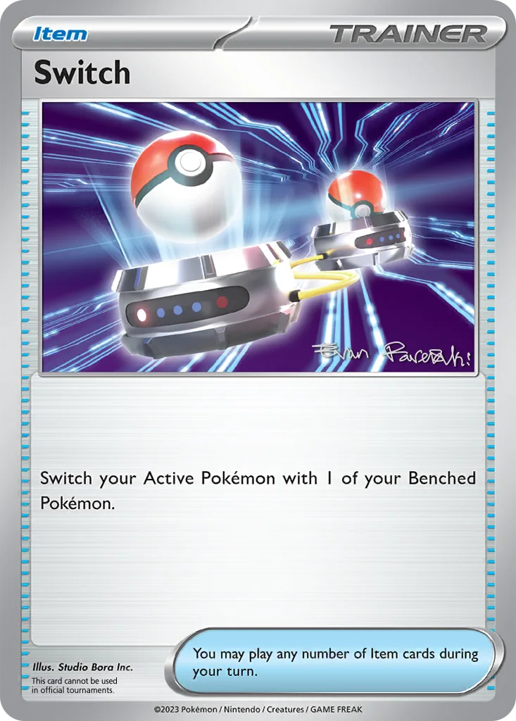 Switch 194/198 Scarlet & Violet (World Championships Deck 2024: Regidrago VSTAR by Evan Pavelski)