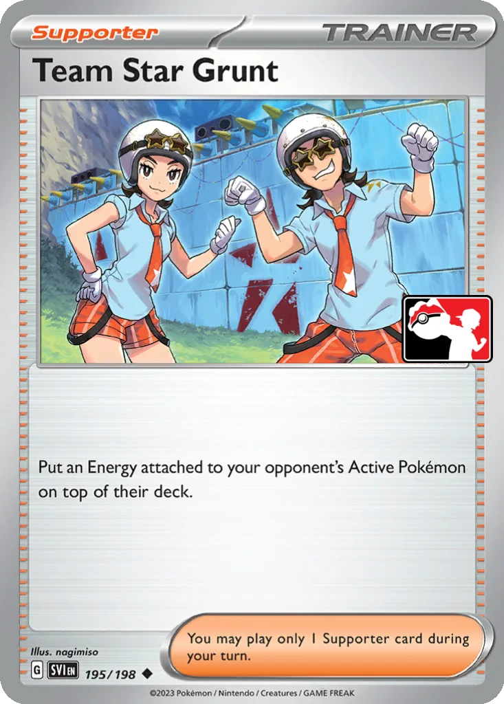 Team Star Grunt 195/198 Scarlet & Violet (Play! Pokémon)