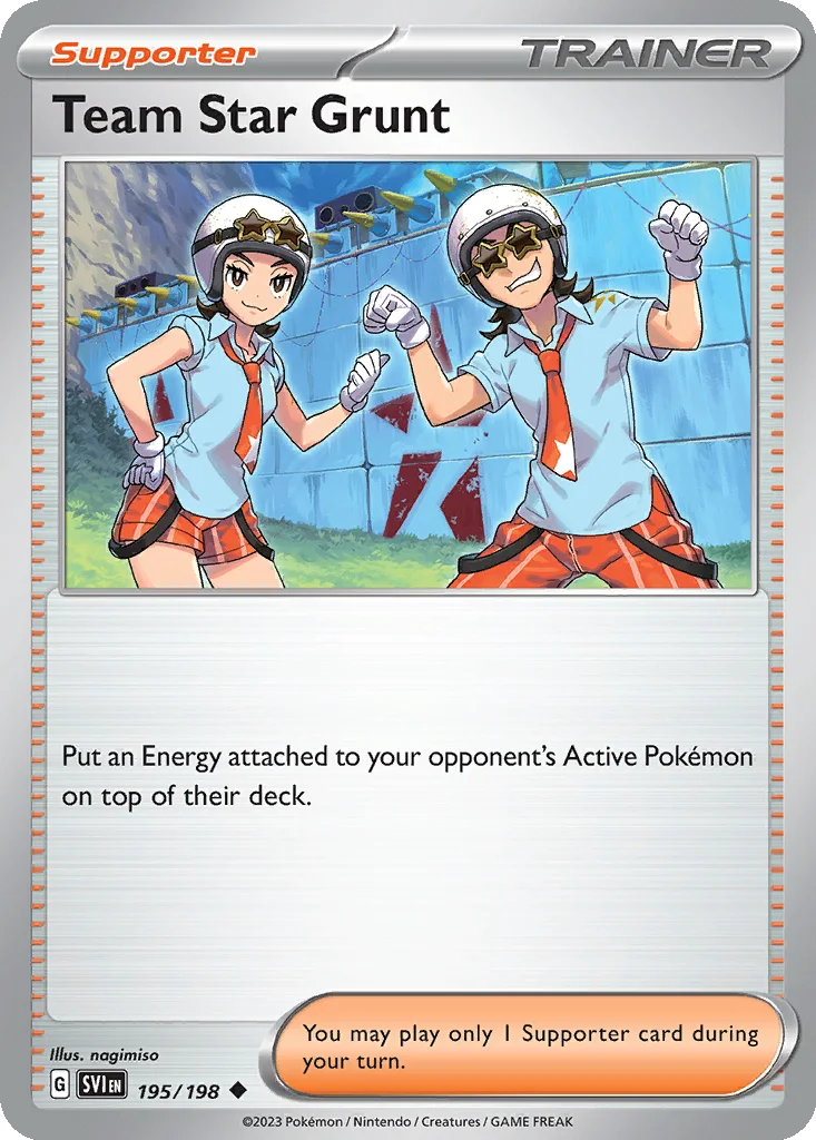 Team Star Grunt 195/198 Scarlet & Violet (Normal)
