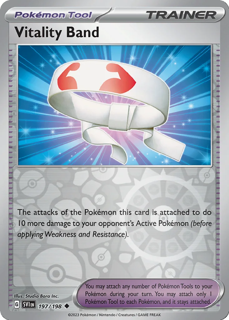 Vitality Band 197/198 Scarlet & Violet (Reverse holo)