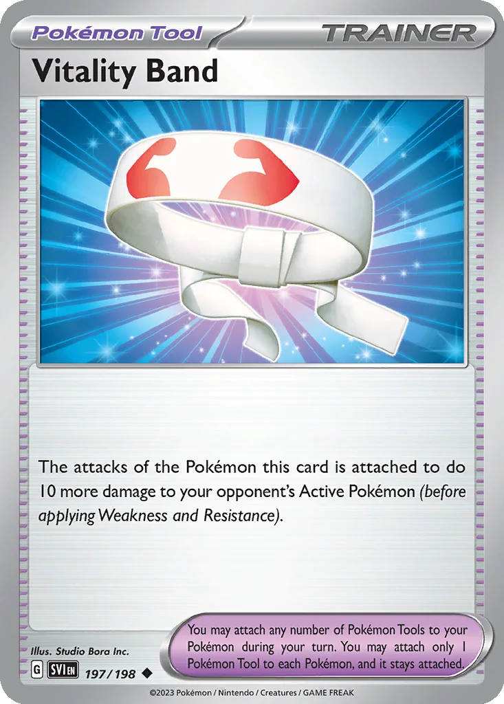 Vitality Band 197/198 Scarlet & Violet (Normal)