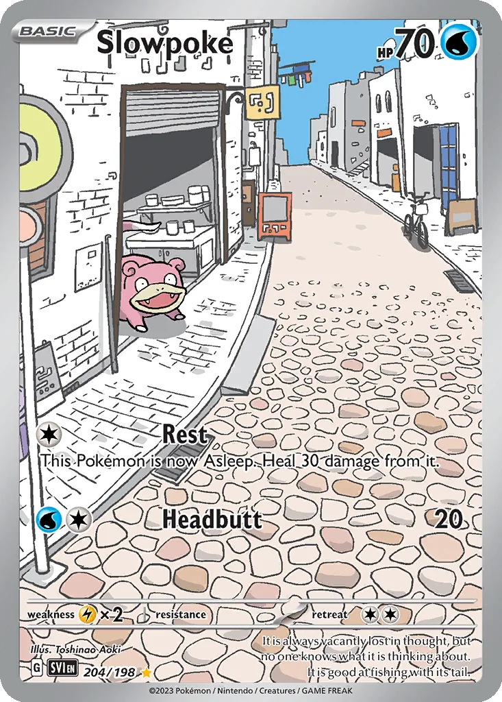 Slowpoke 204/198 Scarlet & Violet (Holo)