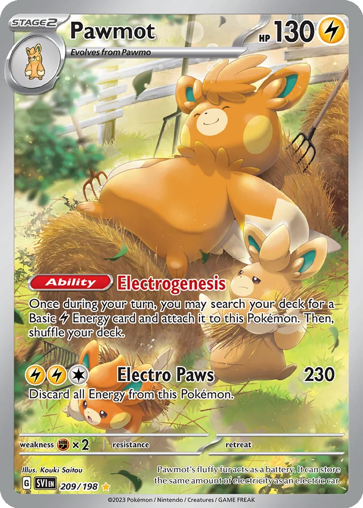Pawmot 209/198 Scarlet & Violet (Holo)